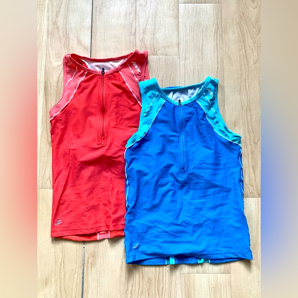 2 zoot triathlon tops